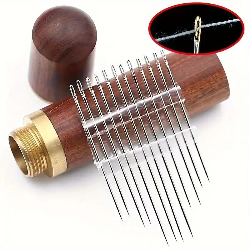 30PCS/Set Threadless Needles Elderly Blind Needles Hand Sewing Needles Without Thread Home Sewing Needle & Thread Box Set