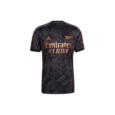 Мужские футбольные майки с короткими рукавами и логотипом Arsenal Fan Edition, черные H35902