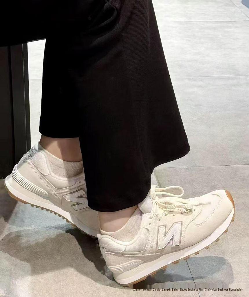 New Balance NB574 Серые Ретро Беговые Кроссовки для Мужчин и Женщин