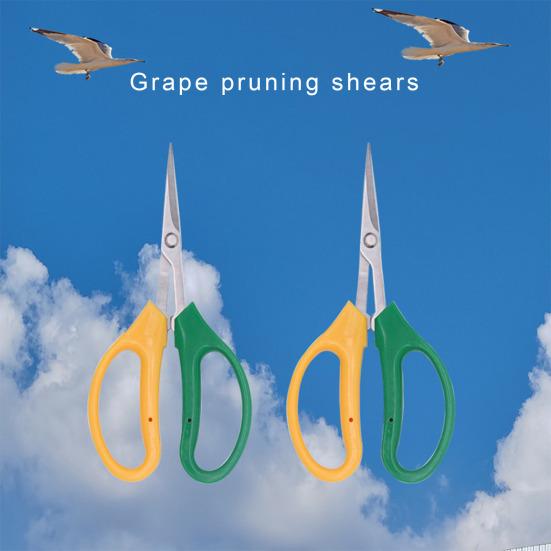 Ножницы для обрезки из нержавеющей стали с мягкой ручкой, многофункциональные садовые ножницы с наклоном