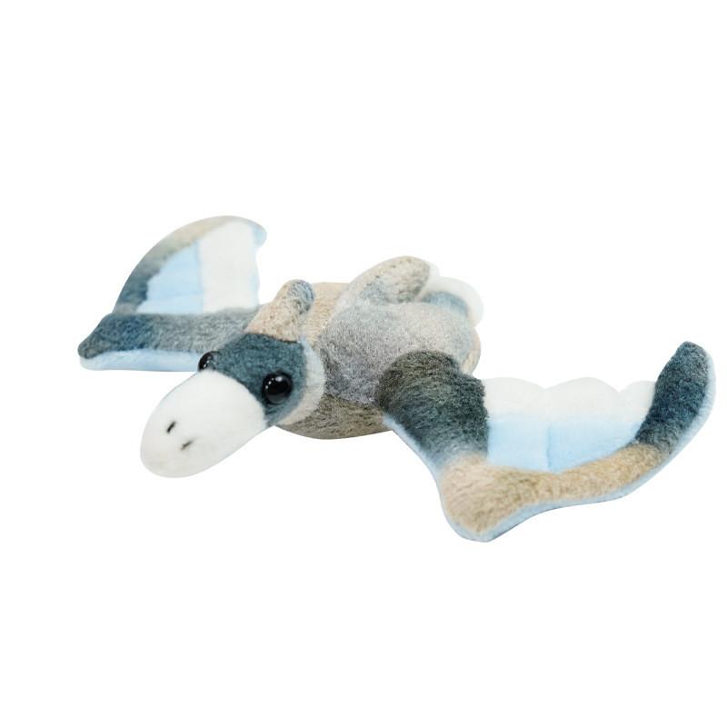 Очаровательный набор плюшевых игрушек-динозавров, включающий реалистичных птеродактиля, тираннозавра и длинношеих динозавров для украшения дома