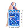 14Key Decompression Button Toy Cute Design Keyboard Keychain Mini Keyboard Pendant  Popular Pendant