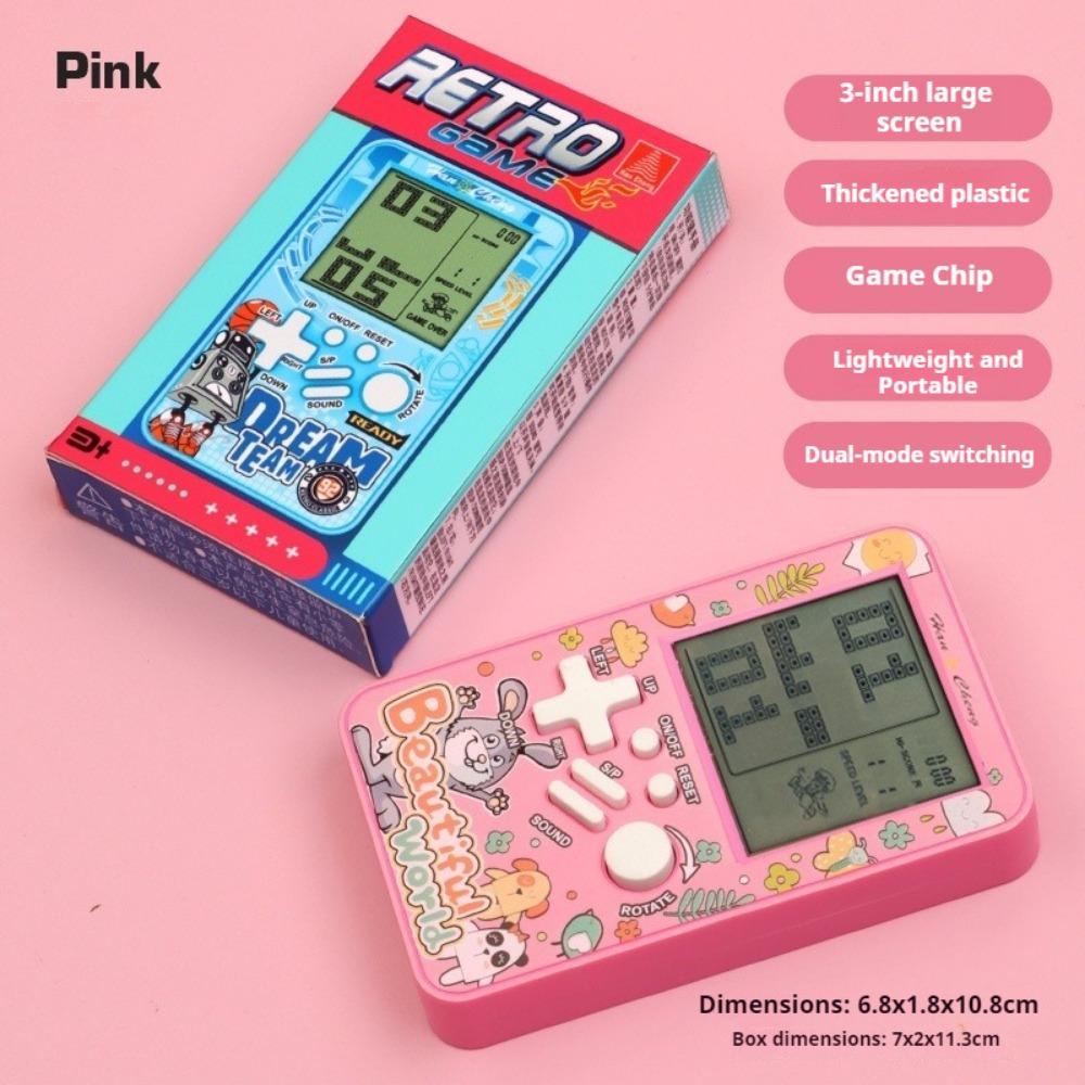 Винтажная классическая ностальгическая игровая машина Тетрис, маленькие подарки, детские электронные игрушки