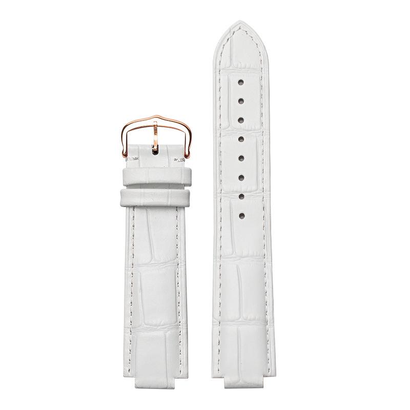 Синий воздушный шар водонепроницаемый ремешок для часов из натуральной кожи для мужчин и женщин - высококачественная коровья кожа, выпуклый интерфейс