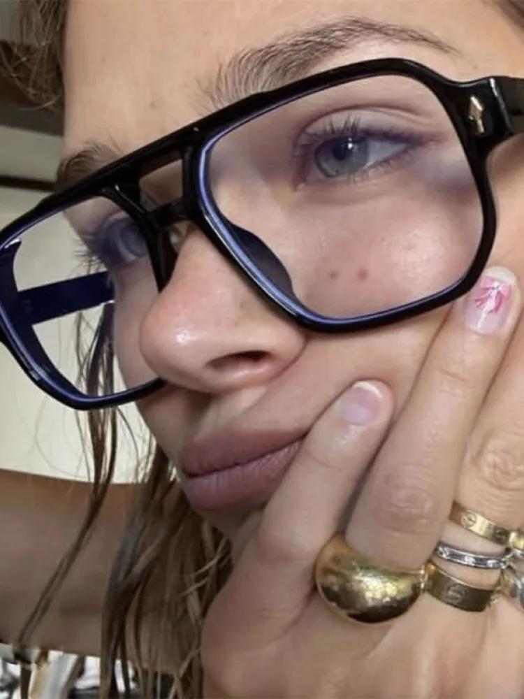 Retro Rivets Square Sunglasses Women Fashion Brand Designer Gradient Shades Uv400 Men Trending Steam Punk Sun Glasses For Men