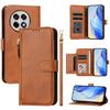 For OnePlus Ace 5 Pro 5G/OnePlus 13R 5G Case Zipper Pocket Multiple Card Slots Leather Phone Cover
