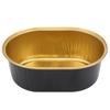 100PCS Oval Cake Cups Aluminum Foil+PET Cake Cup Molds  Dessert Catering Party Serving