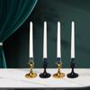 Stylish Alloy Horn Shaped Candle Holder Stand Functional Decoration for Various Settings Modern Designs,Stable Structure