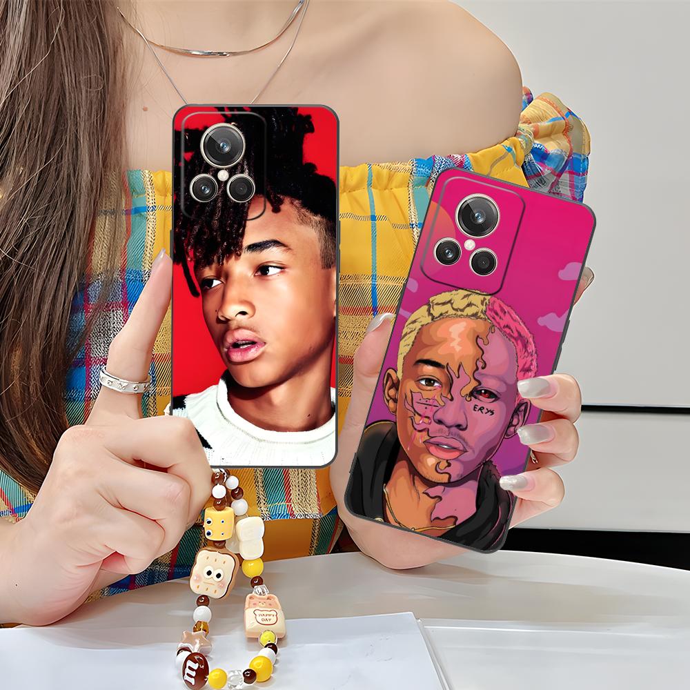 Jaden Smith Matte TPU Mobile Phone Case for Realme 15 14 13 12 11 10 9 Pro Plus T i Lite 5G Colorful Printing Cover