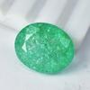 Natural Green Emerald Loose Gemstone 17x14mm Colombian Oval Cut for Jewelry Making and Crafts
