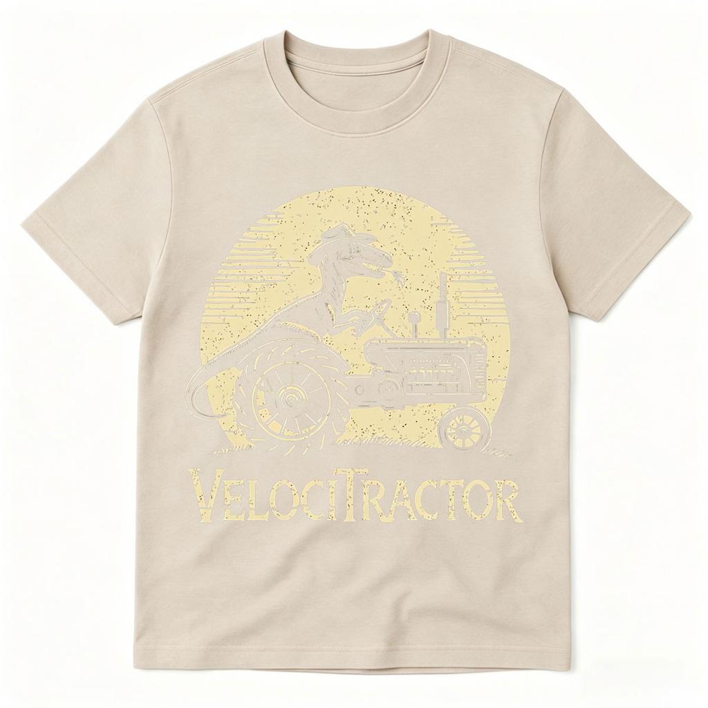 Funny VelociTractor Graphic Tshirt Unisexs Women Clothing Fashion Harajuku Tshirts Cotton Casual Oversized Short Sleeve T Shirts