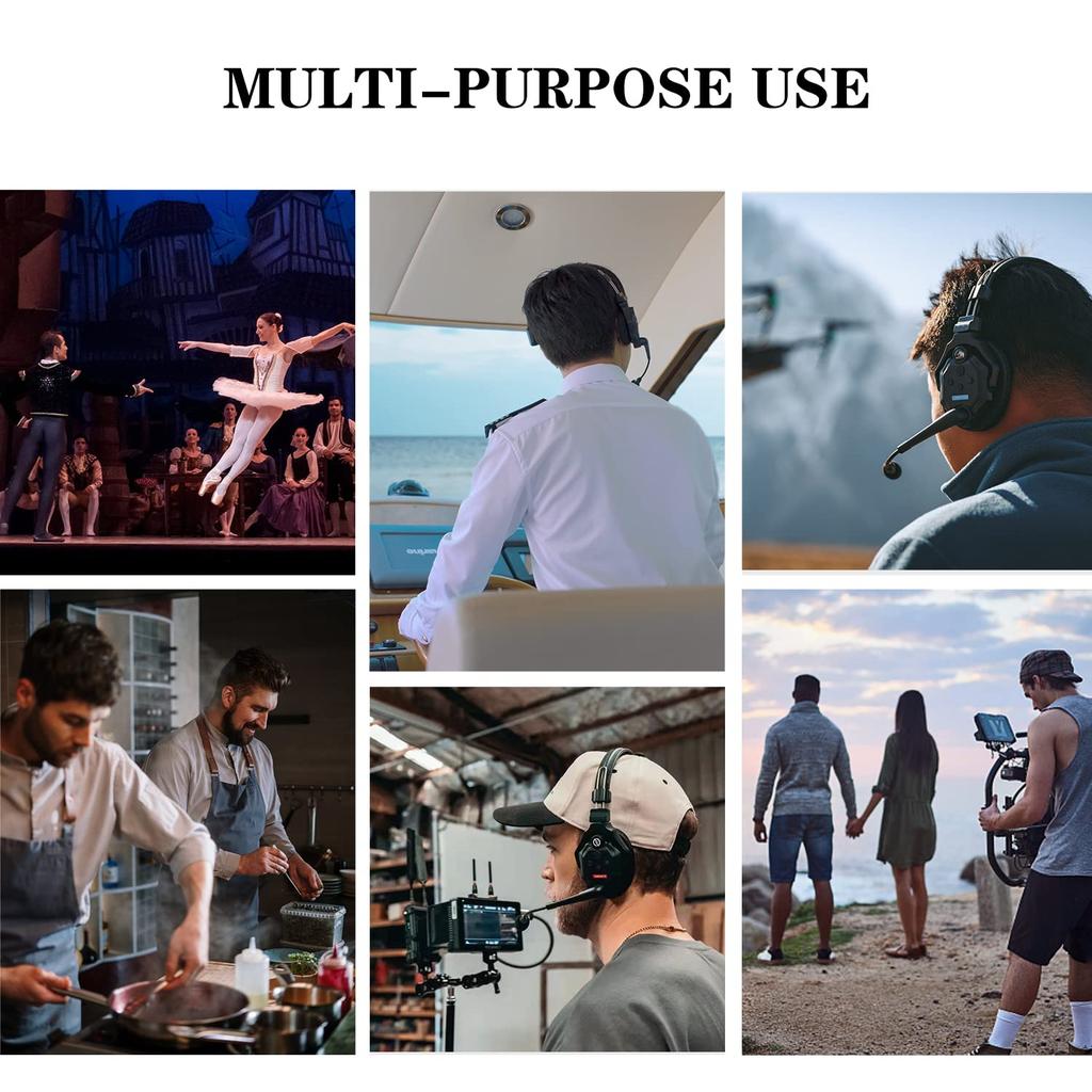 Беспроводная интерком-гарнитура Hollyland Solidcom, полнодуплексная беспроводная система интерком-гарнитуры, беспроводная интерком-связь, дальность передачи 350 м, 170 г