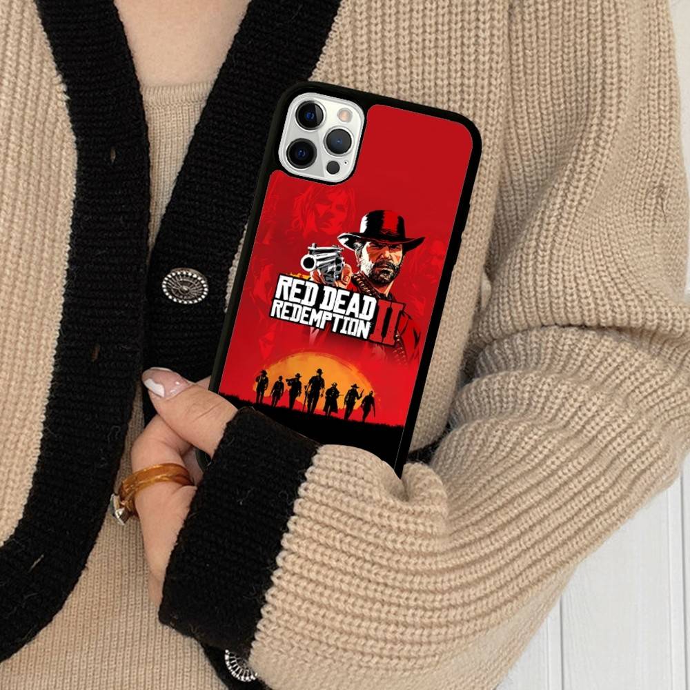 Чехол для телефона Red Dead R-Redemption Для IPhone 17 16 Pro Max Air 13 12 Mini 14 15 Plus 11 PC+TPU Задняя крышка