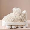 Soft Memory Foam Boots for Unisex Winter Warm Fuzzy House Booties for Women and Men Home Shoes High-top Slippers With Fleece Lined Indoor Boot