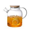 1.8L/1L термостойкий летний стеклянный чайник прозрачный цветочный чайный набор пуэр чайник чашка офис