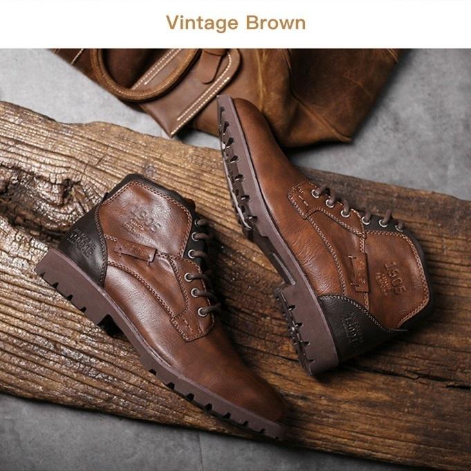 Ботильоны Мужские Мотоциклетные Сапоги Обувь