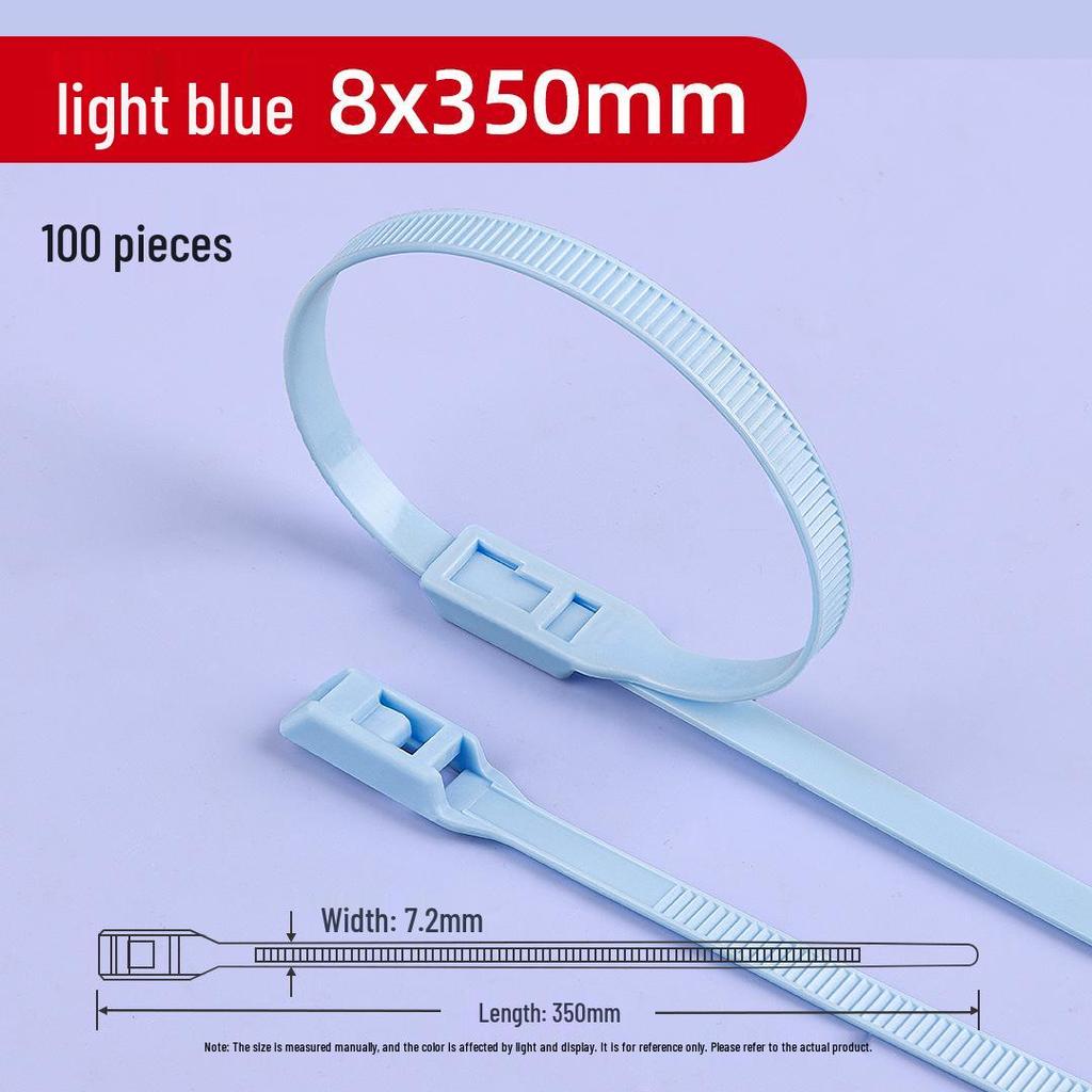 Нейлоновая самозатягивающаяся кабельная стяжка Naughty Castle для детского парка (8x350x400) - Особый цвет