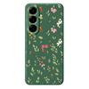 For Samsung Galaxy A56 5G Case Small Flower Leaves Pattern Printing Straight Edge TPU Phone Back Cover