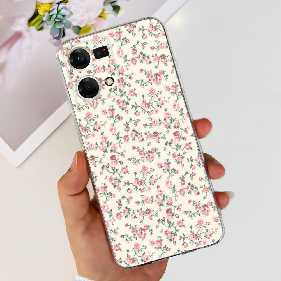 Чехол для Oppo Reno7 4G CPH2363 Oppo Reno7 Lite 7Z Красивый Рисованный Чехол Мягкий ТПУ Чехол для Телефона Для Oppo Reno 7 5G 7Pro Задняя Крышка