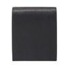 Prada Engraved logo highlights elegant and simple design Saffiano leather wallet women's black