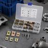 Stainless Steel U-Type Clip Nuts Silver Retainer Nut for Motorcycles / Automobiles Motorcycle Refit