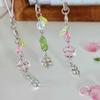 1Pc Lucky Four Leaf Clover Mobile Phone Chain Y2K Trendy Beaded Phone Lanyard Keychain Girl Gifts