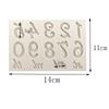 Силиконовая форма с алфавитом и цифрами, форма для украшения торта из мастики, инструмент для пасты из сахарной резинки, 3D форма для шоколада
