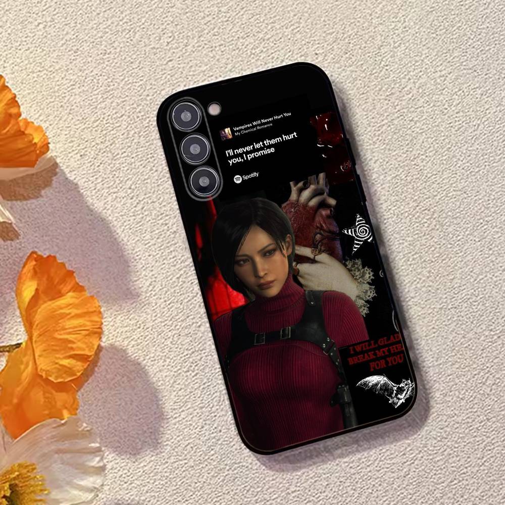 R-Резидент Ада Вонг E-Зло Ободок для телефона Силиконовый Мягкий Для Samsung Galaxy A73,A72,A71,A70,A53,A52,A51