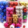 24PCS Christmas Balls Baubles Xmas Tree Ornament Christmas Party Home Decoration