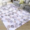 Stone Flower Carpet Living Room Bedroom Coffee Table Floor Mat Wash-free Home Geometric Sofa Bedside Blanket Fully Covered Room Rugs