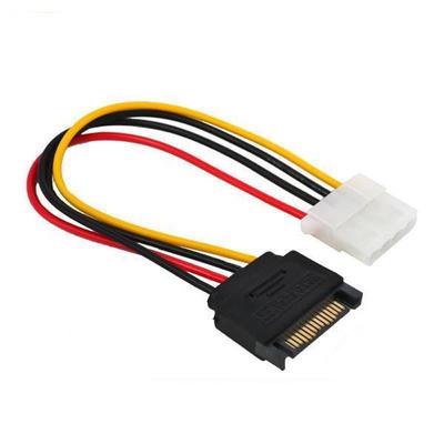 Кабель питания SATA Reverse с 15-контактным штекером на 4-контактное гнездо