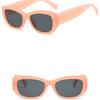 Women's Sunglasses Simple Box Sunscreen UV Sunglasses Retro Plain Sunglasses.