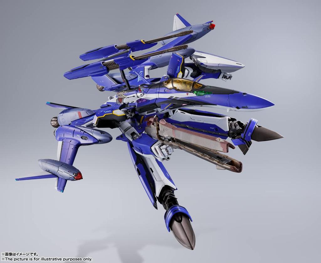 TAMASHII NATIONS DX Chogokin Macross Delta the Movie Absolute Durandal Valkyrie Genus Full Set Pack 220mm ABS Diecast Painted Movable Figure