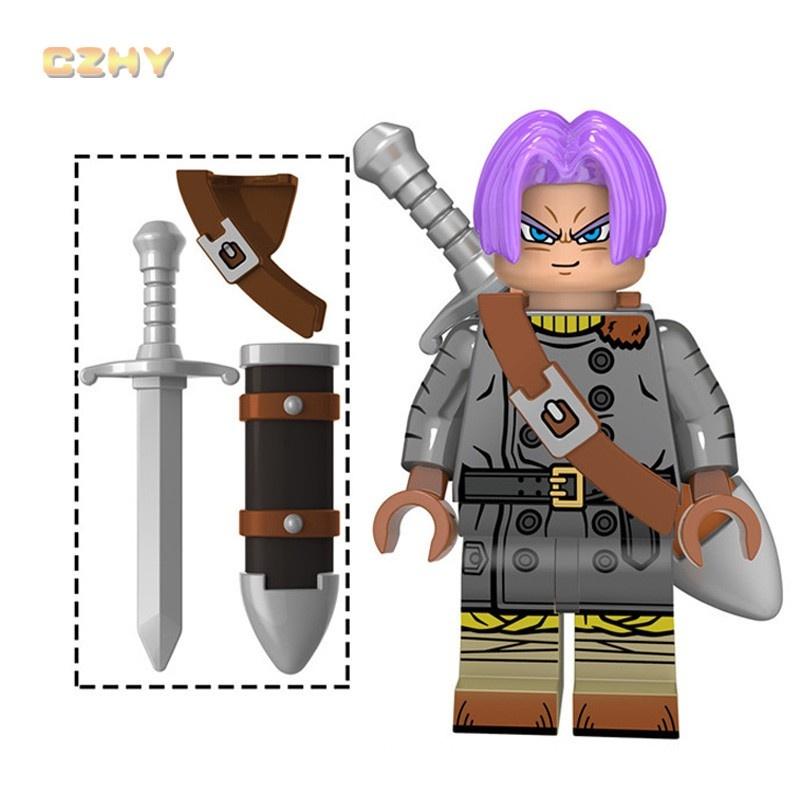 Dragon Ball Z Lego Minifigures Стволы Строительные блоки Игрушки для детей KT1020