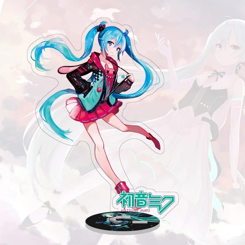 29 Types Hatsune Miku Anime Figure 16Cm Acrylic Key Chain Ornaments Gifts Pendant Buckle Two-Sided Hatsune Miku Model TOYS Gift