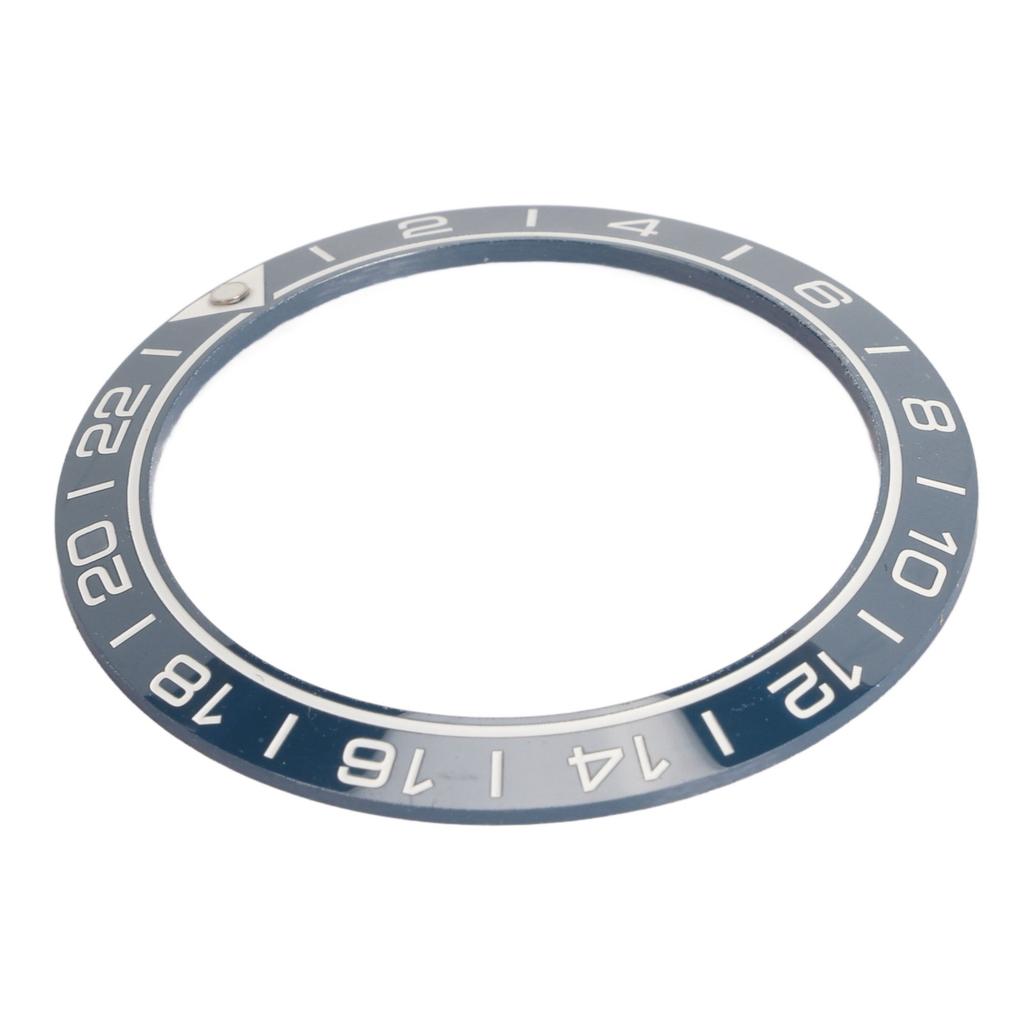 Ceramic Watch Bezel Ring Professional 41.5mm Watch Bezel Insert Replacement Parts Accessory for Watchmaker Blue Base