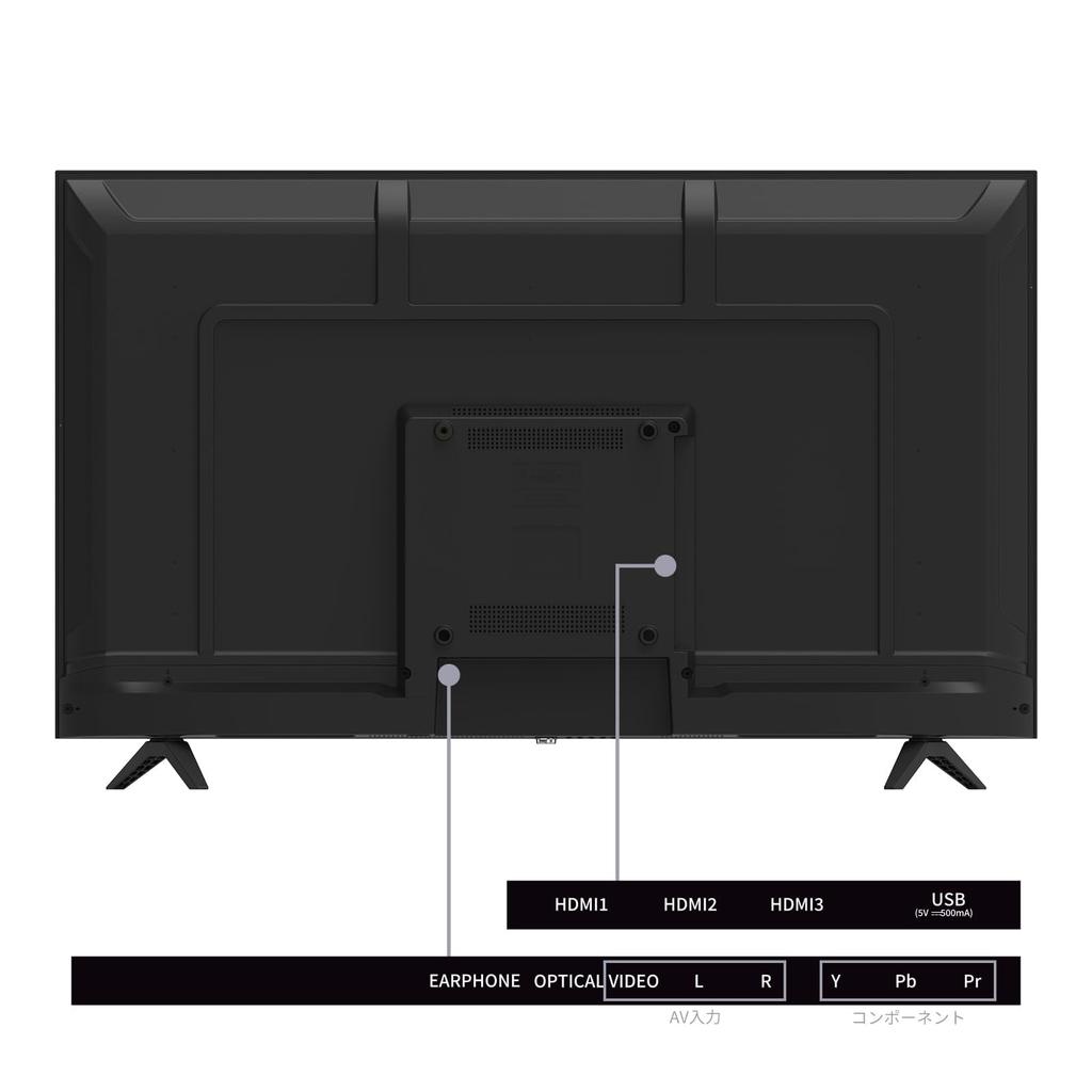 DMM Dot Make Large Display Monitor 43 Inches (DMM.make) DMM.make 4K/HDR/HDMI/USB DKS-4K43DG6