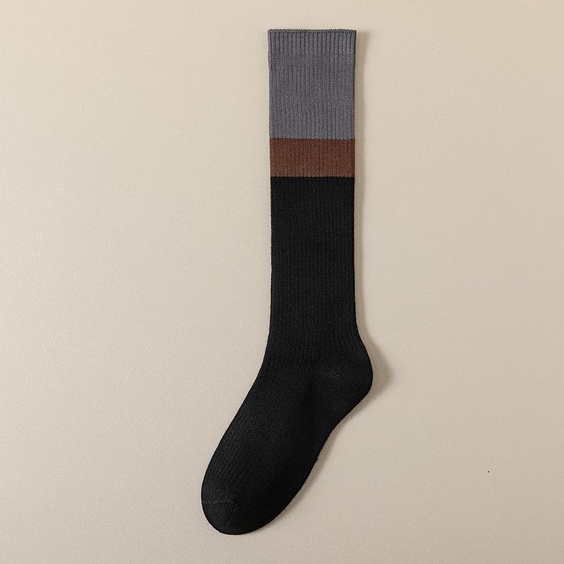 British Style Plaid Women Stockings Long Socks Japanese Style High School Students Thigh High Socks Girls Kawaii Cute Knee Socks