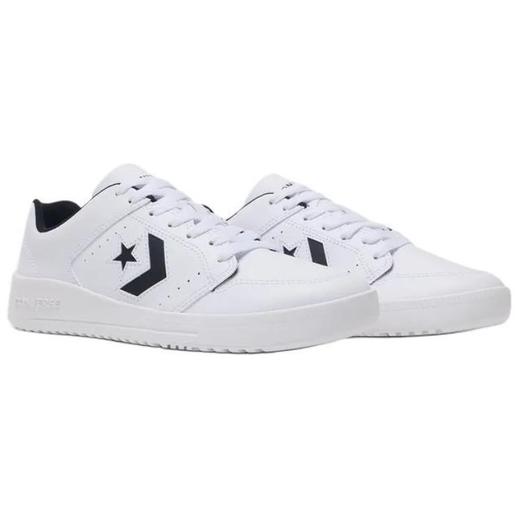 Converse Day One Court Удобные Тонкая Подошва Нескользящие Износостойкие Низкие Кеды для Скейтбординга Унисекс Кроссовки Белые Черные A14807C