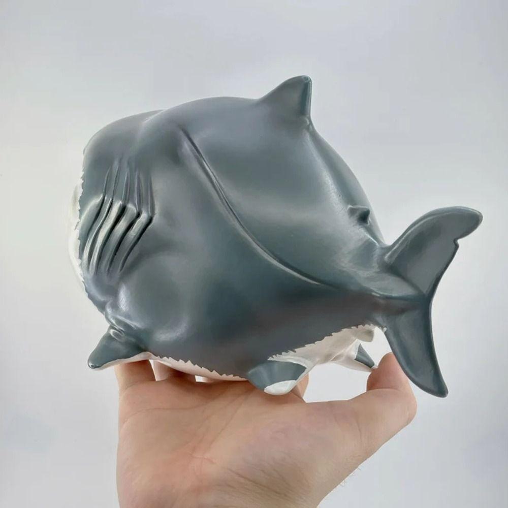 Spoof Shark Resin Ornament Resin Animal Statue Ornament Shark Bee Ornament Science Fiction Fans