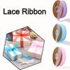 Wide Ribbons Lace Satin Ribbons Crafts Bow Gift Wrapping Ribbons  Wedding Party Decoration