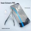 Swan 3.0mm PRO Cuticle Scissors - Small Blade, Stainless Steel, Professional Nail Technician Tool