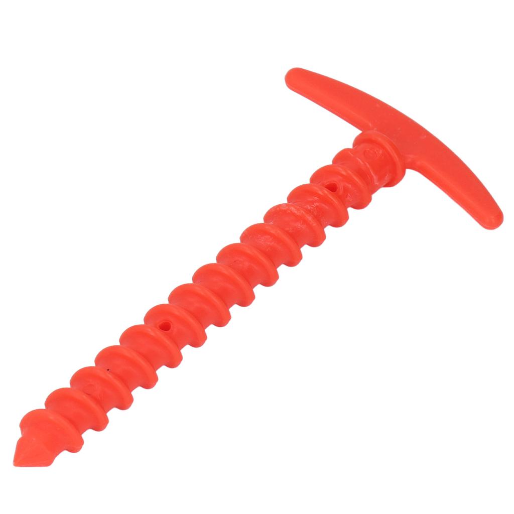 10 шт. Пластиковые колышки для палатки 5,7 дюйма Т-образной формы спиральные грунтовые колья анкеры колышки для брезентов навесов кемпинга пеших походов