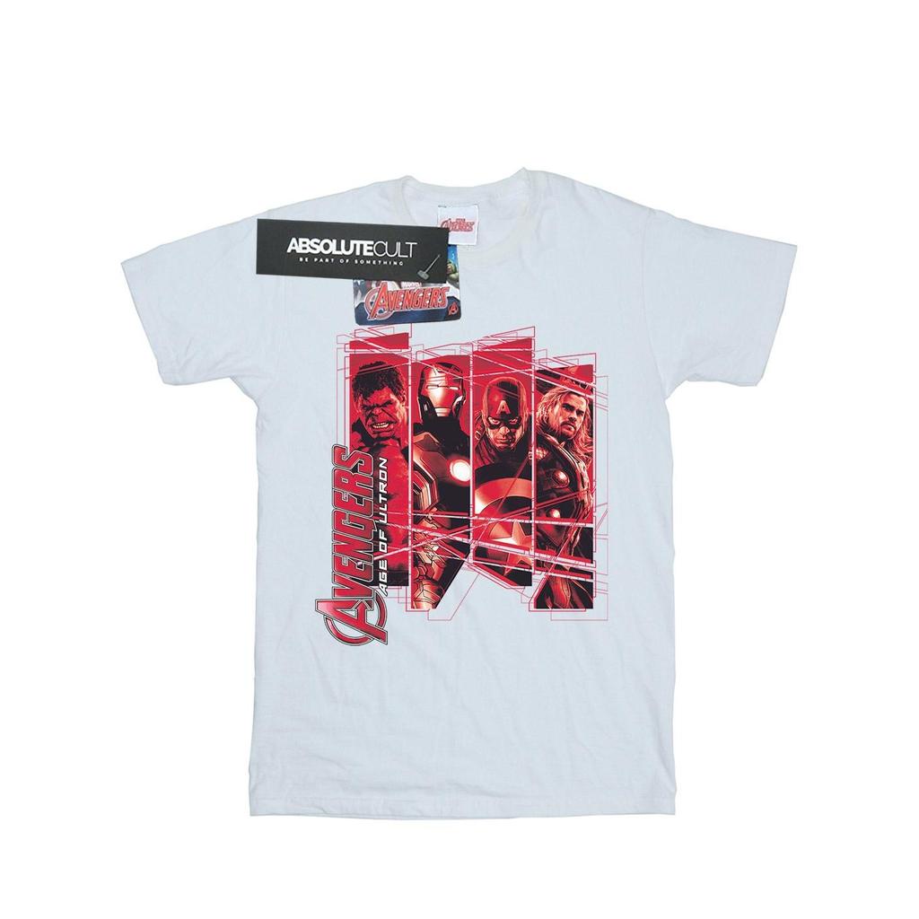 Marvel Mens Avengers Team Collage T-Shirt