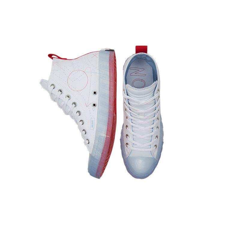 Converse Безымянные Модные Универсальные Высокие Холщовые Кеды Унисекс Белые 173208C