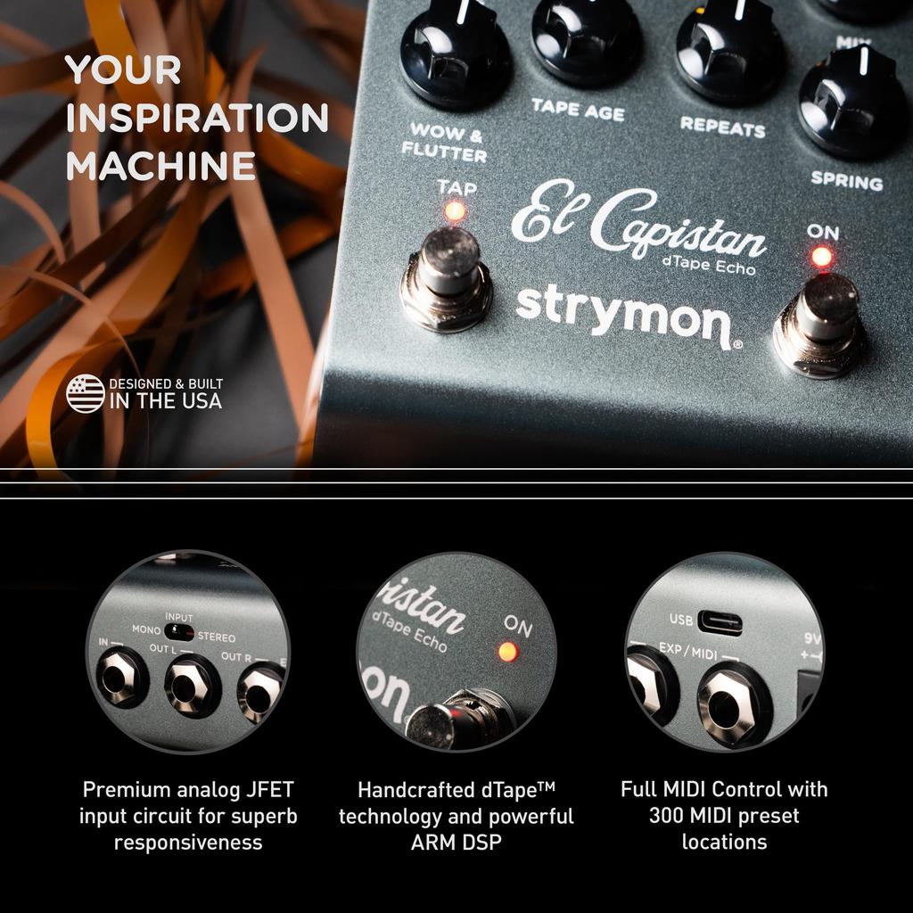 Capistan V2 El Capistan Tape Echo Strymon/El