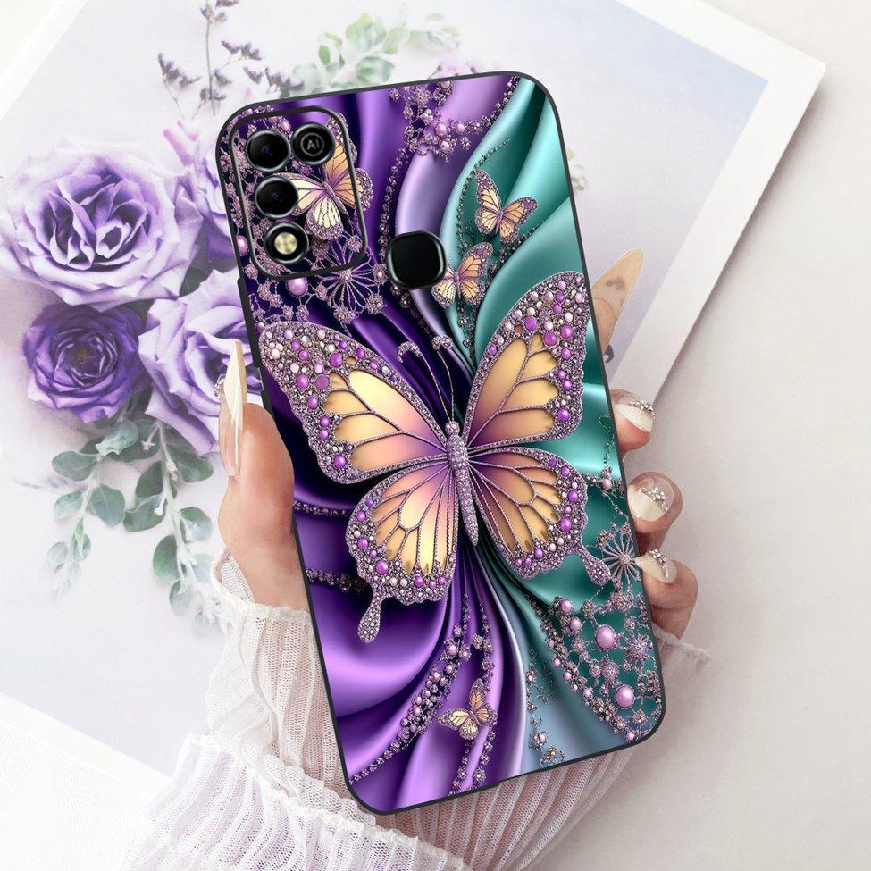 Чехол для Infinix Hot 11 Play Чехол Роскошный Модный Забавный Милый Расписной Силиконовый Чехол для Телефона для Infinix Hot 11Play