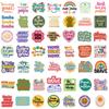 50PCS Positive Affirmation Stickers Kawaii Harajuku Skateboard Graffiti Decals Luggage Suitcase Bike Gift Phone Bike Sticker
