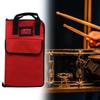 Drum Stick Bag Drumstick Handbag Holder Heavy Duty Teens Hold 12 Pair Professional with Large