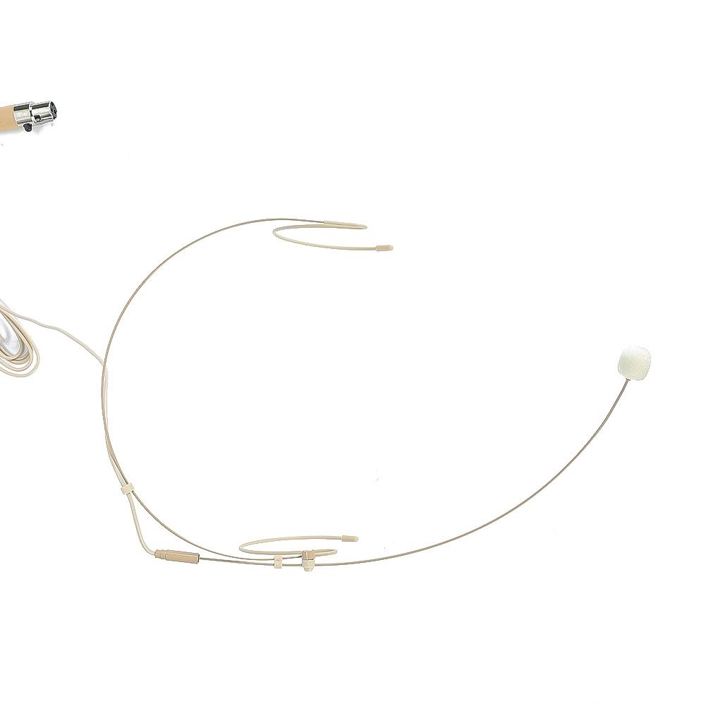 Headset Mic 1.2m Double Earhook For Shure Wireless